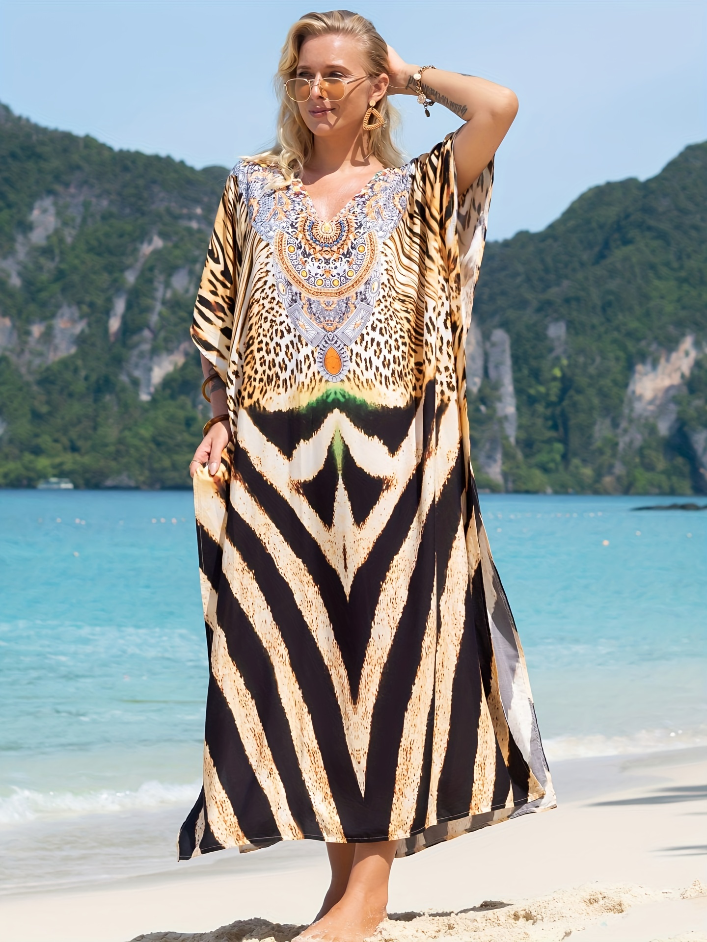 Plus size 2025 tiger dress