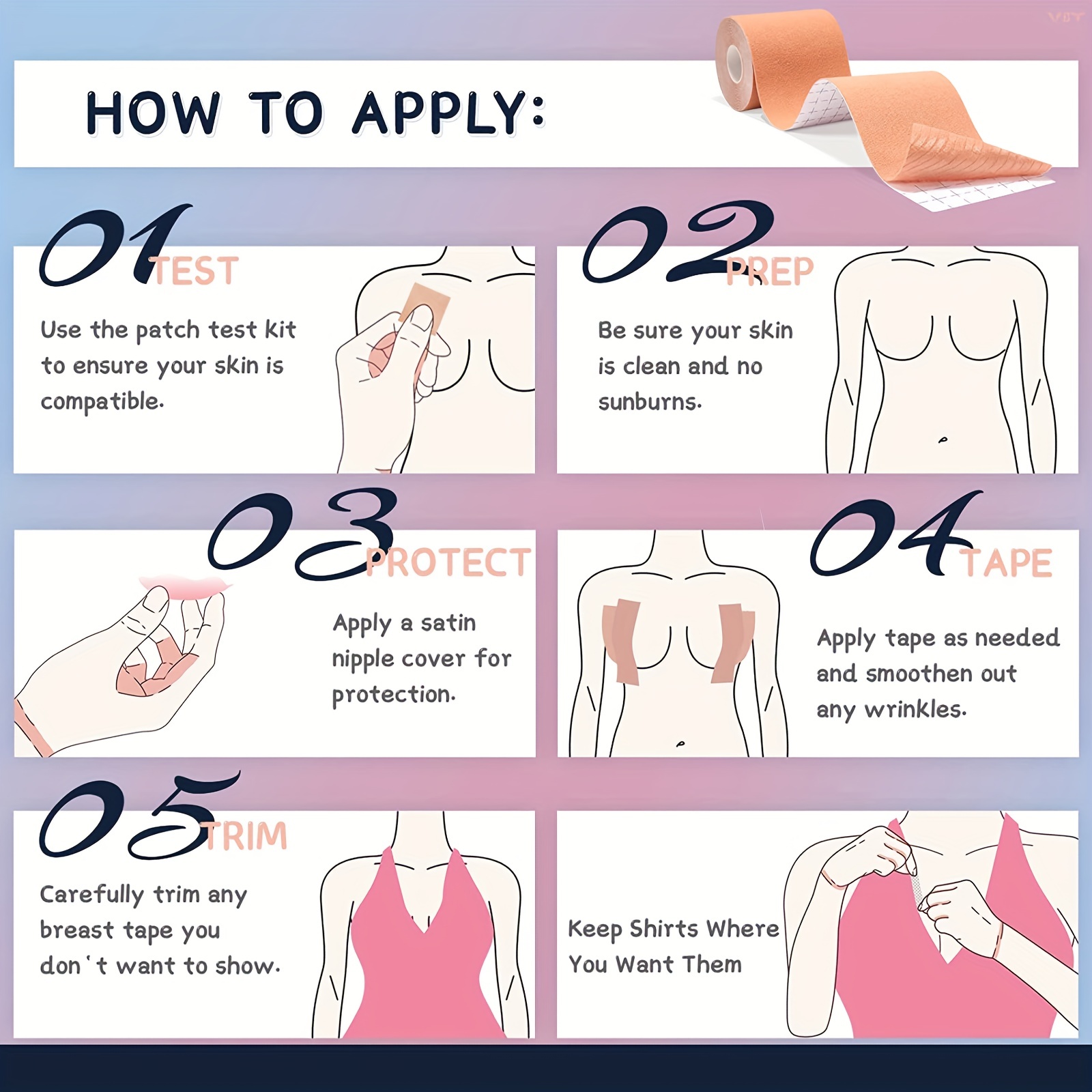 Nude Boob Tape Breast Lift Tape Body Tape For Breast Lift - Temu Canada