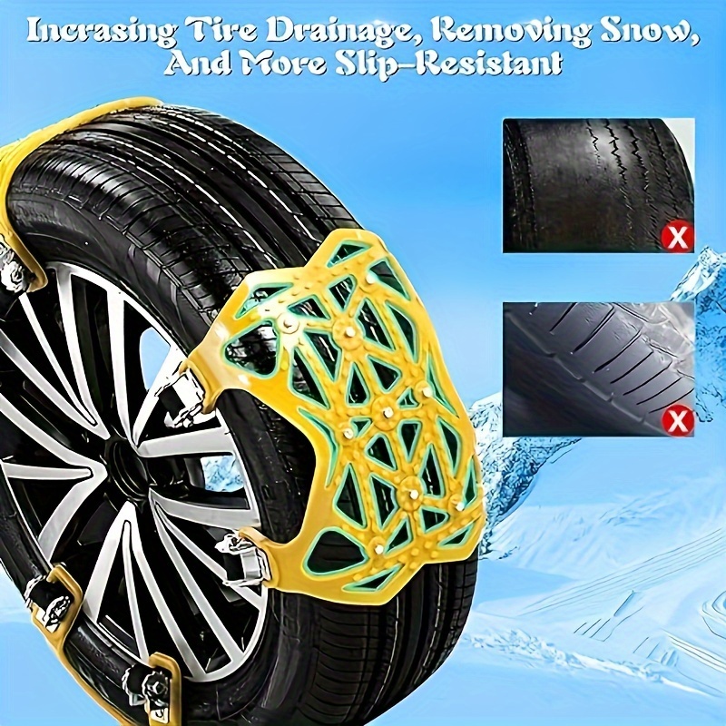 Car Anti skid Chain Snow Tire Chain Beef Tendon Tire Chain - Temu