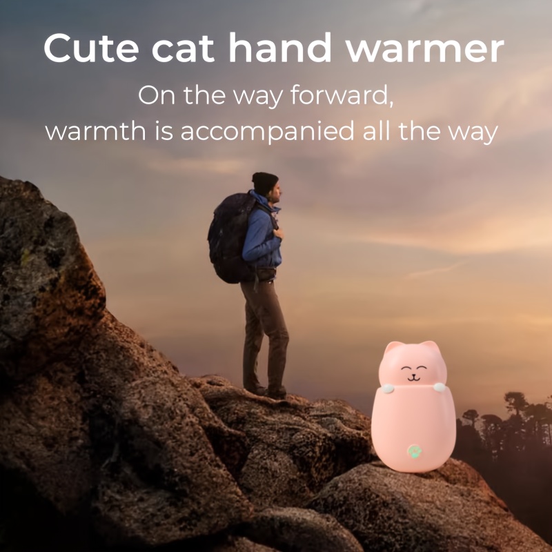 Calentador Manos Recargable Stay Warm & Cute Pet Cat, Ajuste 2