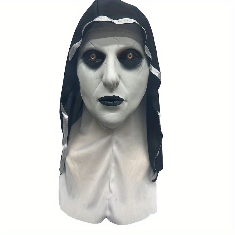 Latex Realistic Horror Funny Sexy Woman Mask With Long White - Temu  Australia