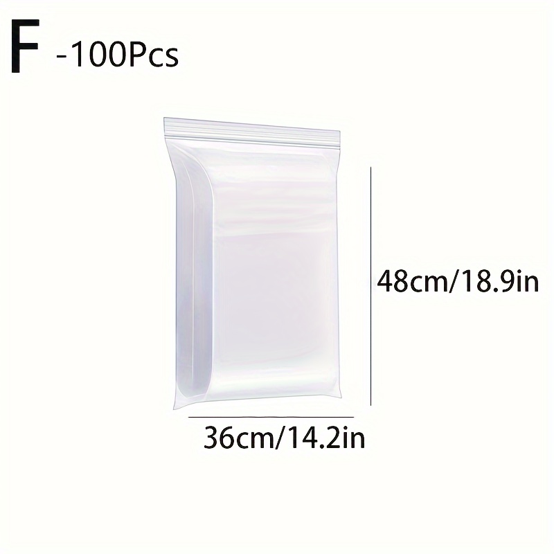 Plastic Zipper Bags, Clear Poly Bag, Resealable Zip Lock Bags