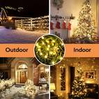 105ft 300led solar string lights outdoor each 100 led 40ft solar christmas lights 8 twinkle mini lights for gardens intelligent light smart sensor switch wedding xmas outdoors decoratio 200led 100led 20led 16 4ft 72ft