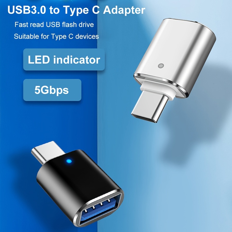 133475 USB-C OTG adapter, 3-Pack - Equip