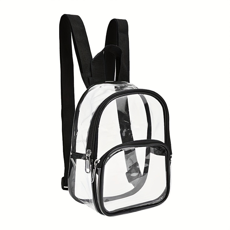 Simple Clear Backpack, Waterproof School Bag, Women's Summer Beach Bag For  Travel - Temu