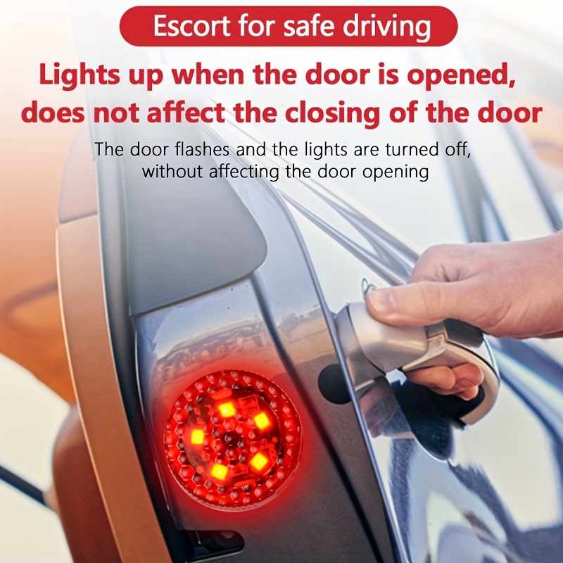 Universal Led Car Door Safety Warning Light Anti collision - Temu
