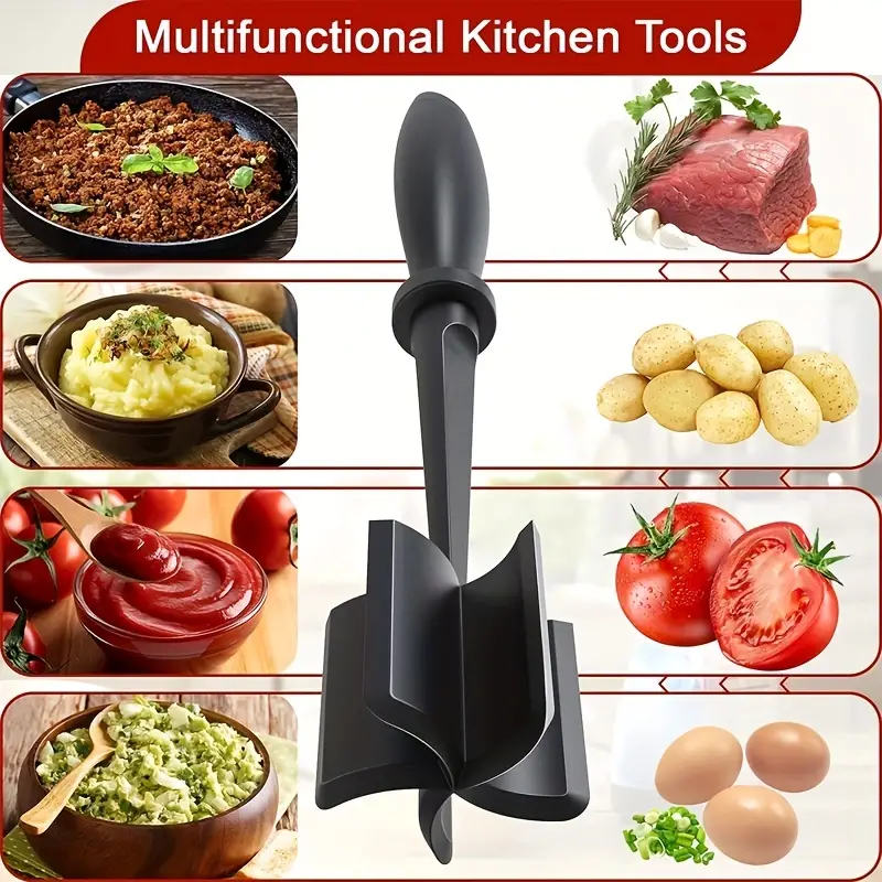 Heat Resistant Nylon Meat Chopper Perfect For Ground Beef - Temu