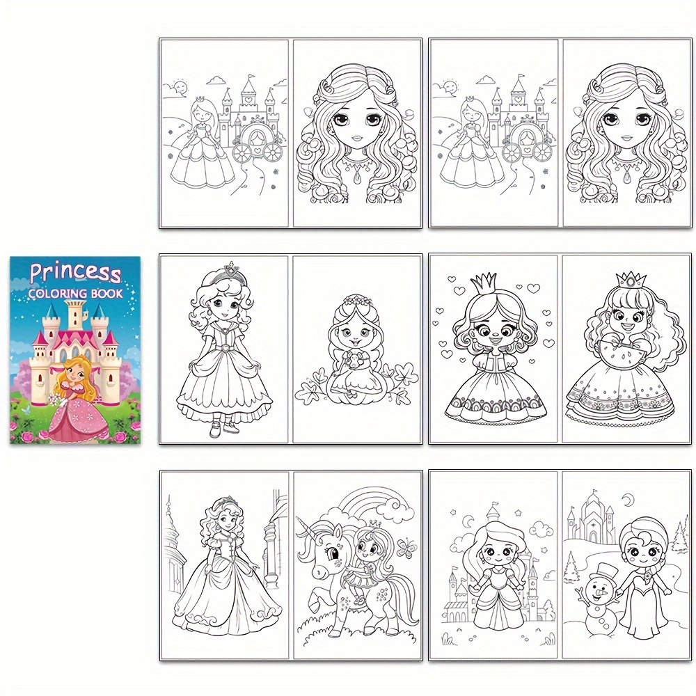Bulk Coloring Books Small Coloring Books For 6 Pages12 Sides