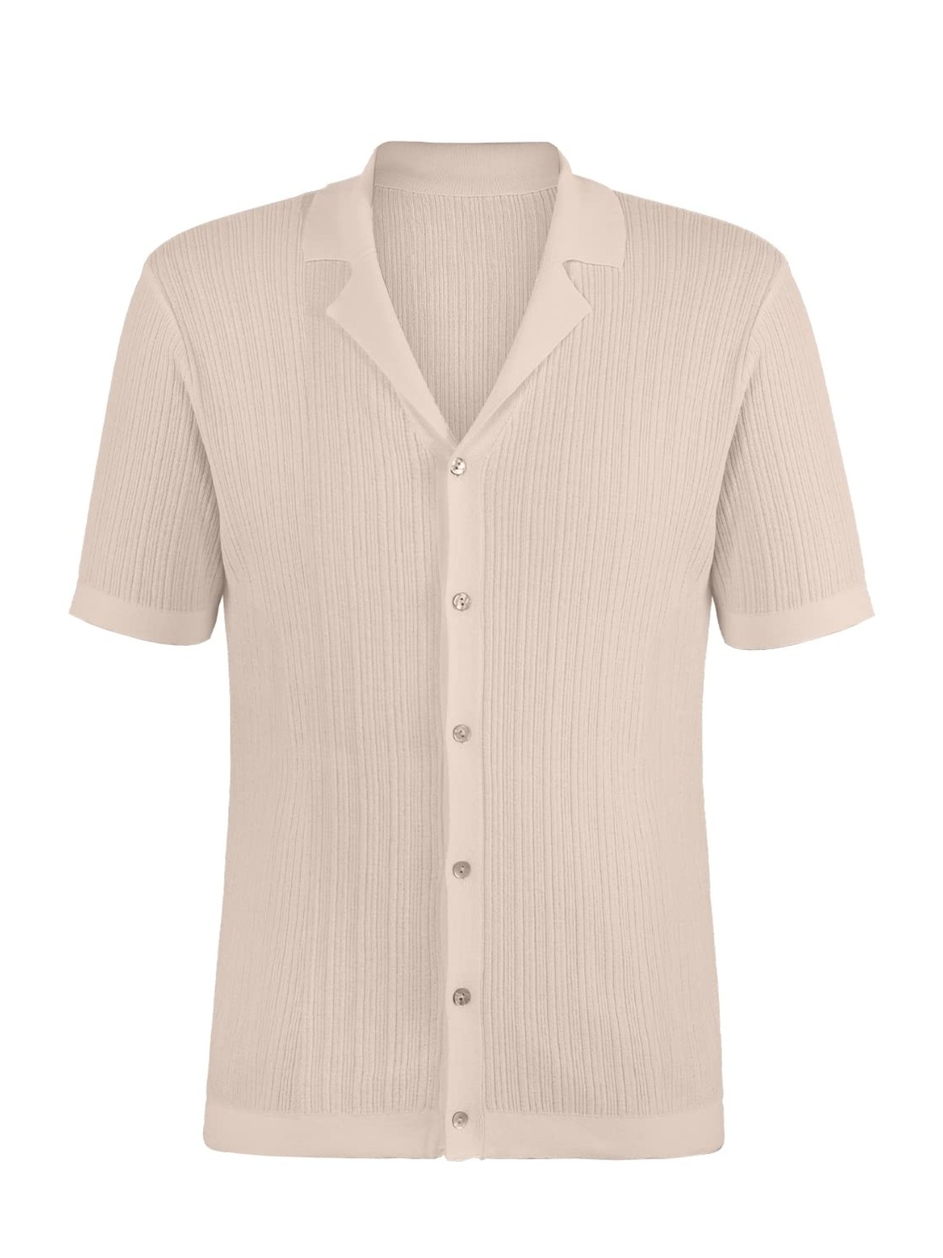 Men's Short Sleeve Linen Shirts Button Beach Top Casual - Temu