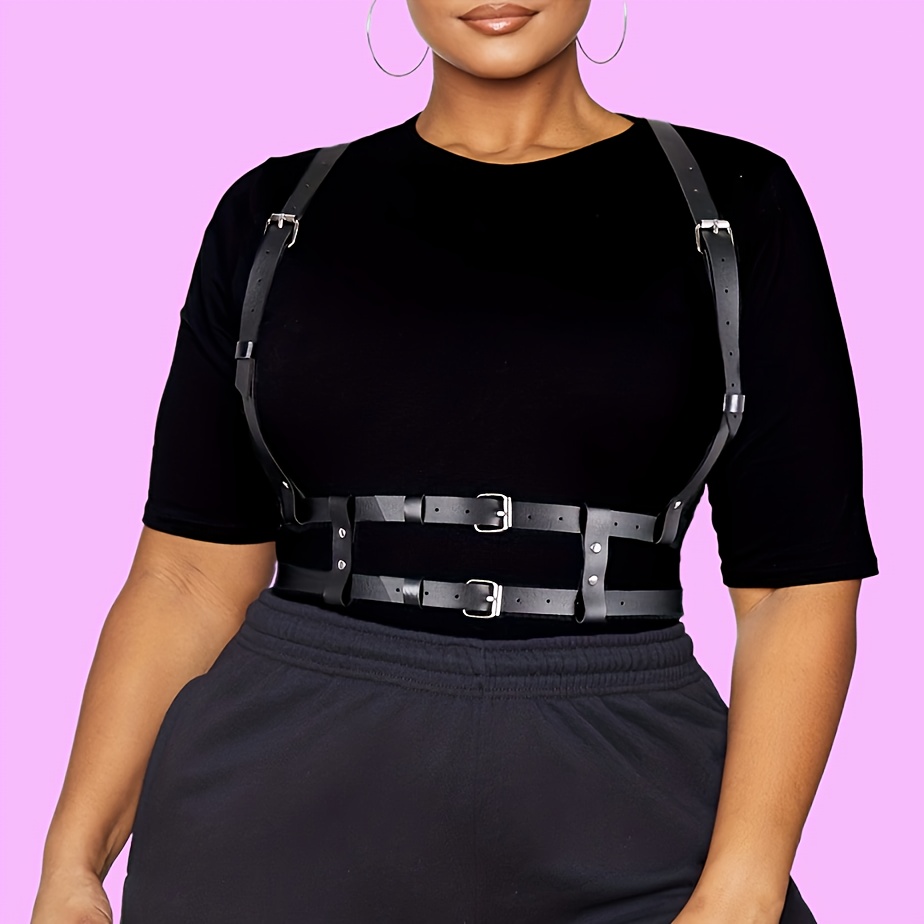 Wide Elastic Studded Belt Female Waist Gothic Plus Size - Temu