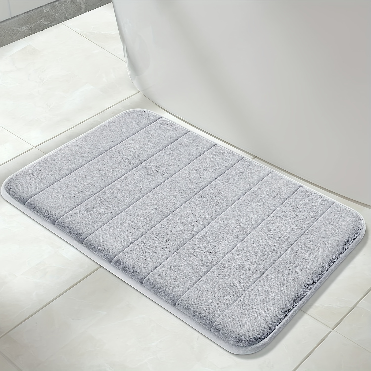 Absorbent Bathroom Plush Rug Quick Dry Mat Shower Pad Floor Protector Carpet