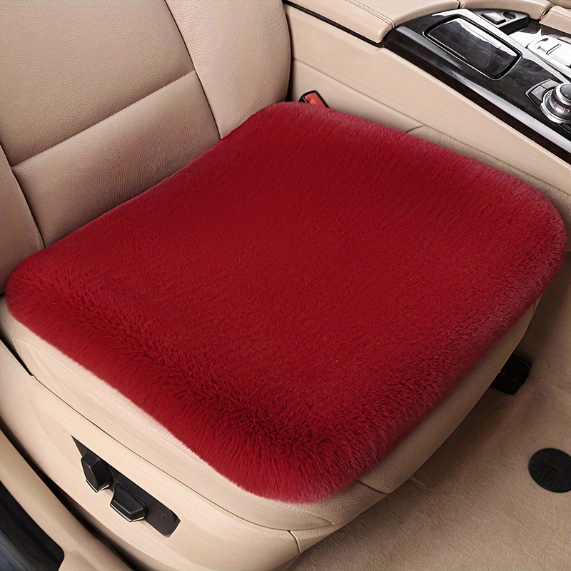 Car Seat Cushions, Winter Plush And Warm Thick Wool Square