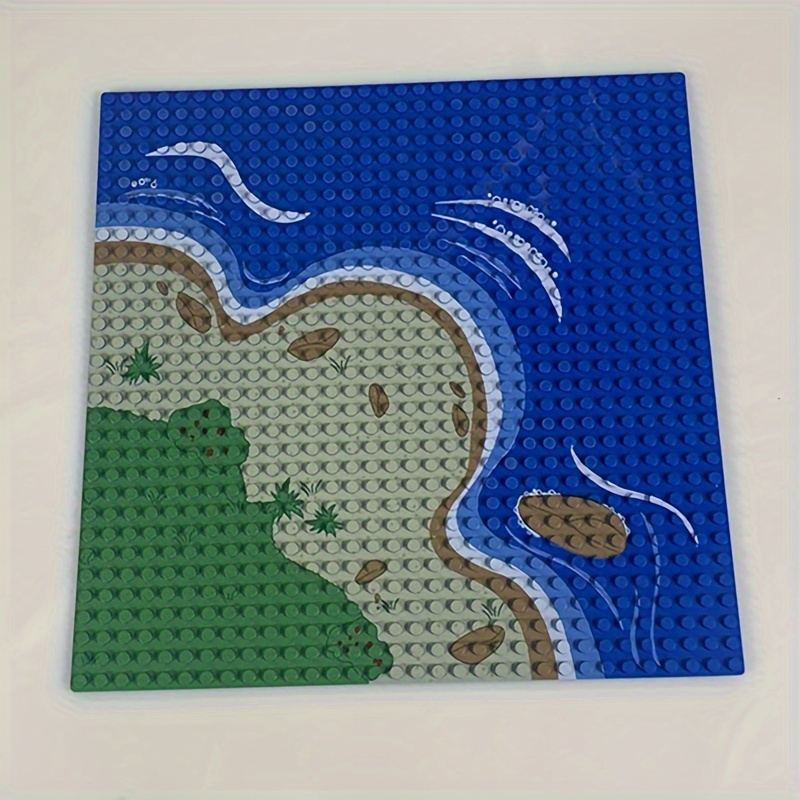 32x32 Baseplate Building Blocks Jungle Forest Ocean Base Board Halloween Gift