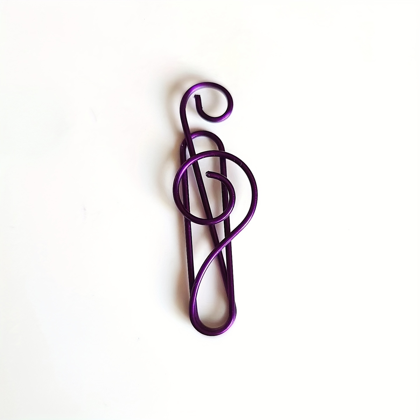 10pcs Musical Note Shape Paper Clips For Music Enthusiast Teacher