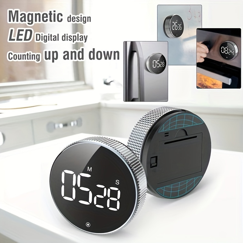 Magnetic Kitchen Led Mute Timer Kitchen Countdown Timer Self