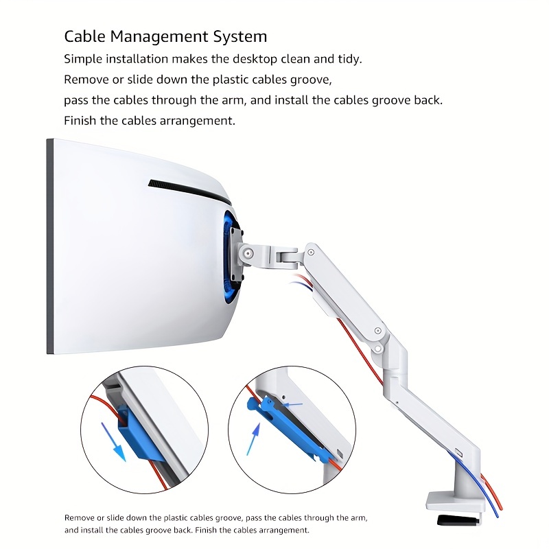 Heavy Duty Monitor Arm  Ergotron HX Desk Mounted Monitor Stand