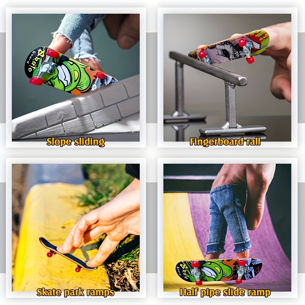 Half-Pipe et Skateboards à doigts