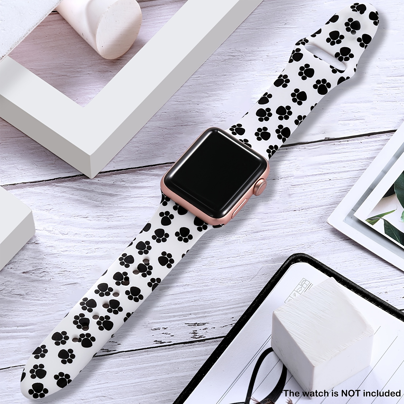 Color Contrast Leather Watch Band Strap For Apple Watch Ultra 2 49mm Series  9/8