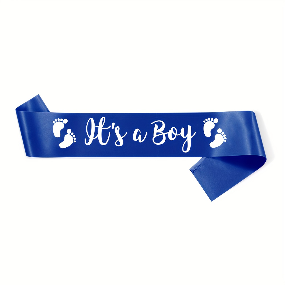  Blue It's a Boy Sash and It's a Boy Corsage Baby Shower Ribbon  : Health & Household