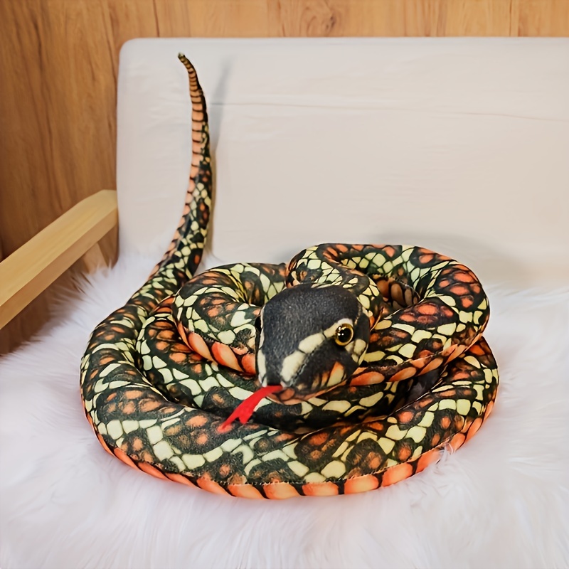 Animal De Peluche De Serpiente, Juguete De Serpiente Realist