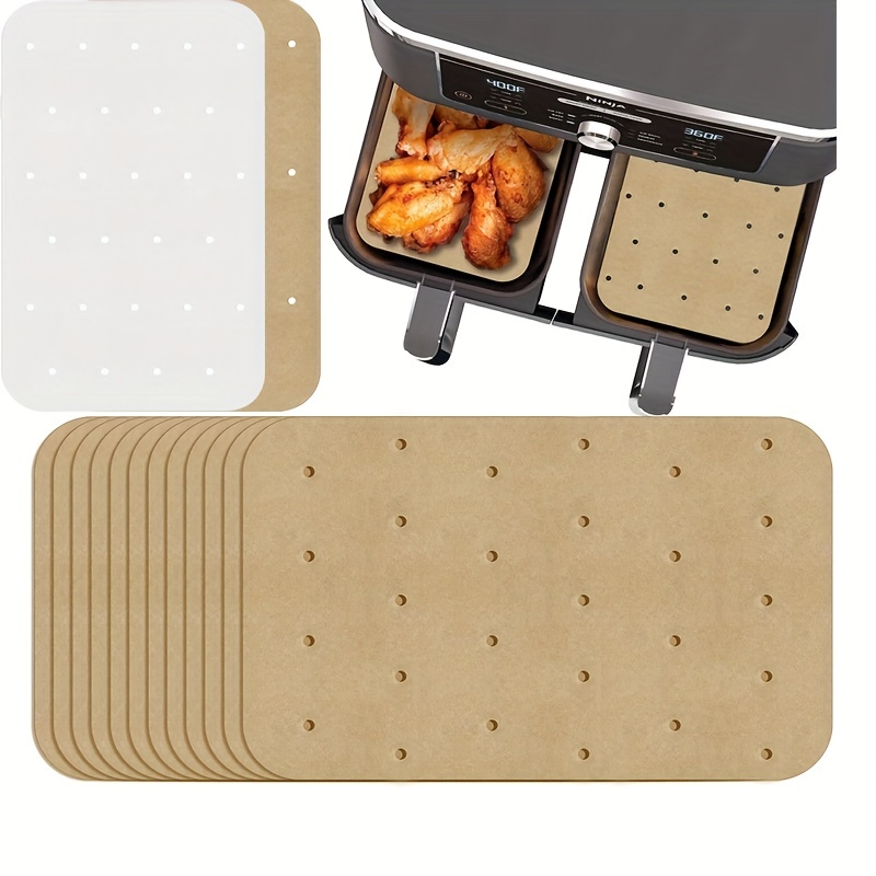 100pcs Air Fryer Backpapier Quadrat - Heißluftfritteuse