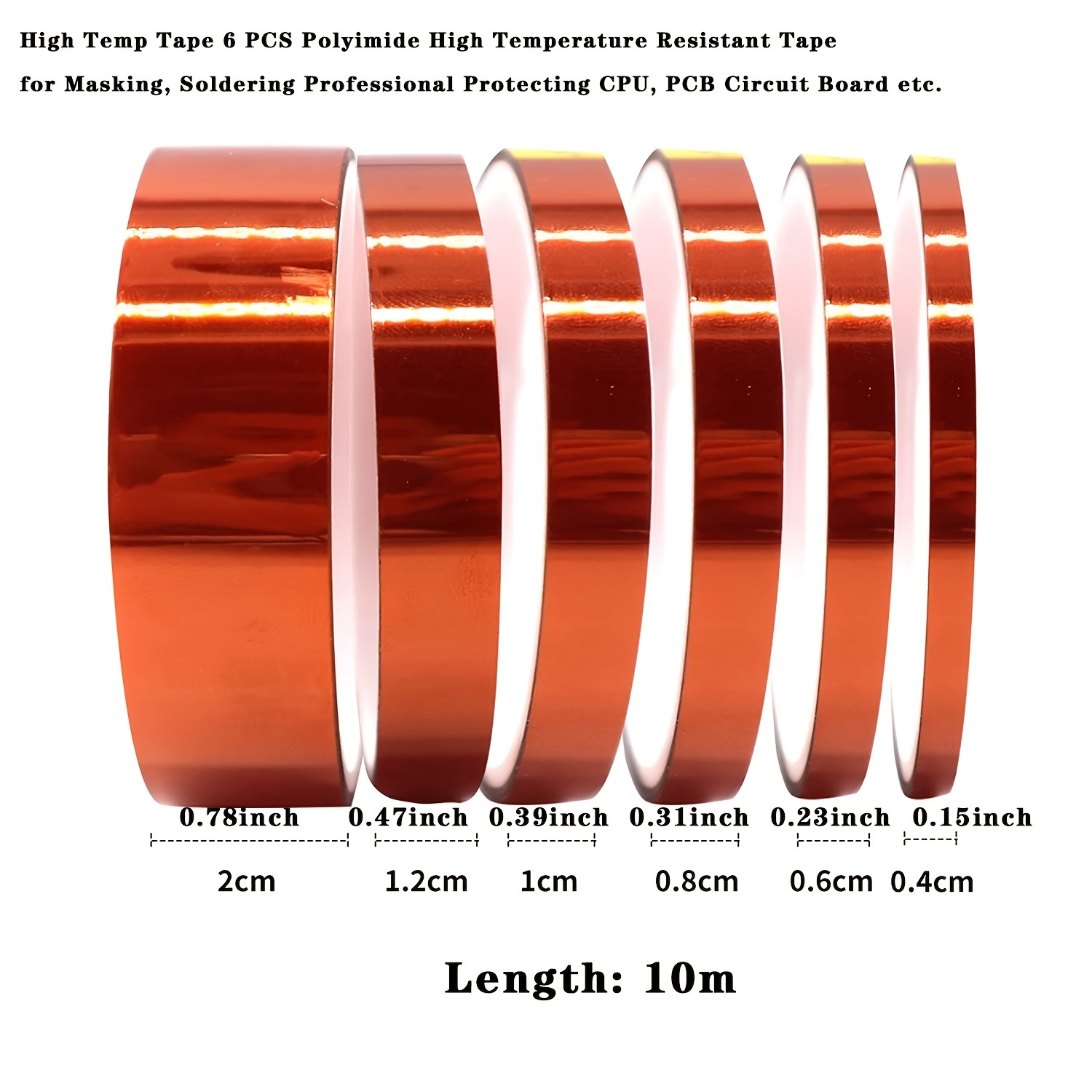 High Temp Tape Polyimide High Temperature Resistant Tape - Temu