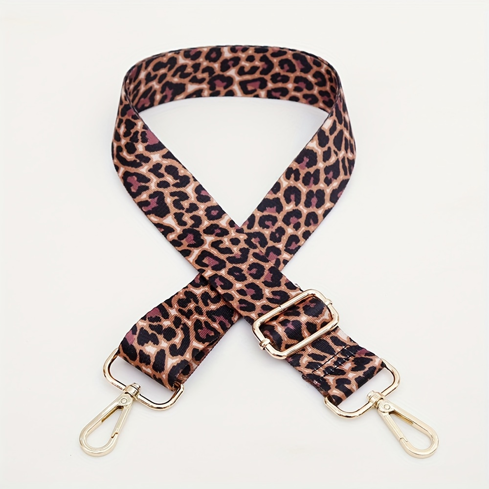 Wide Bag Strap DIY Bag Adjustable Strap Crossbody Bag Leopard