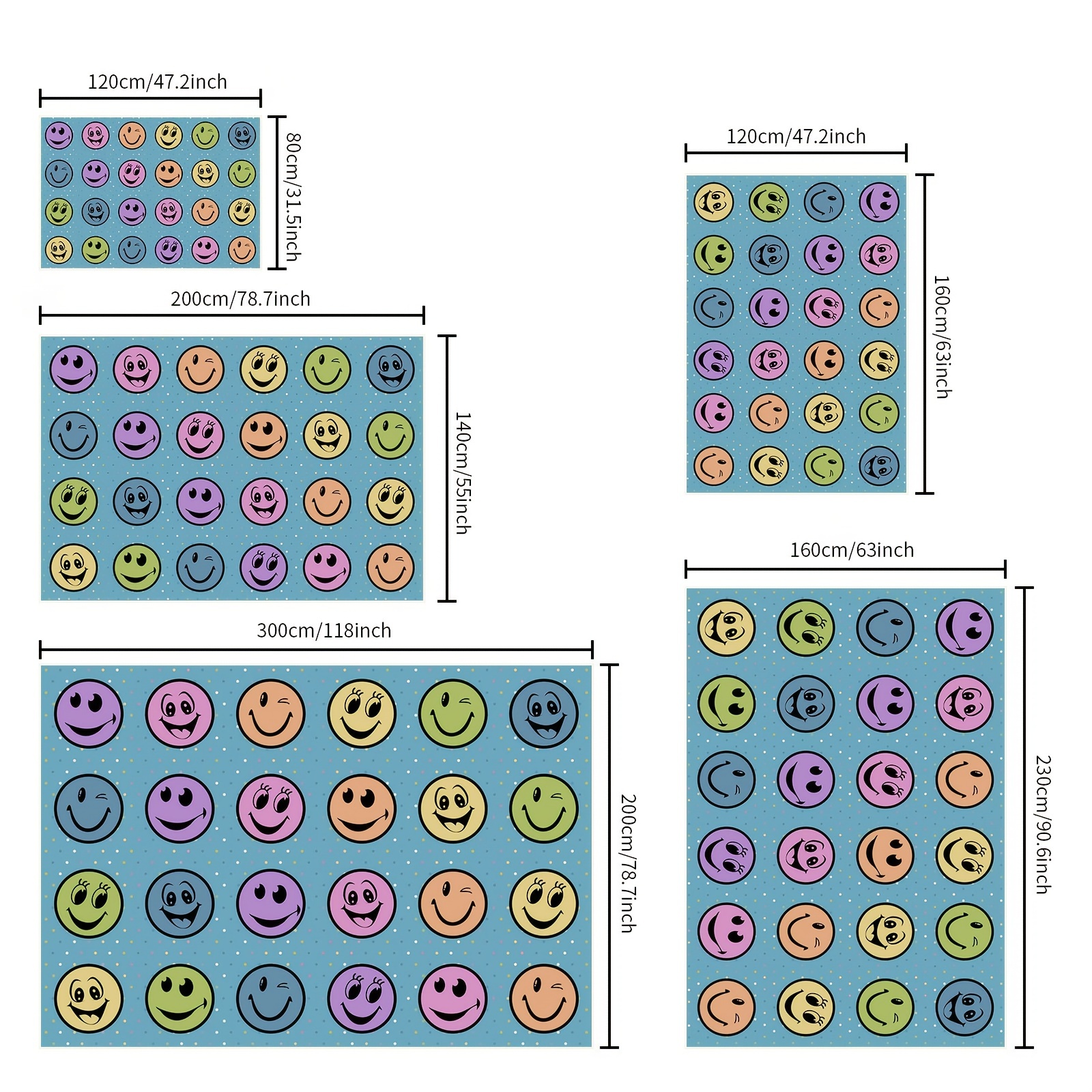 Children's Classroom Seating Rug For Nursery School