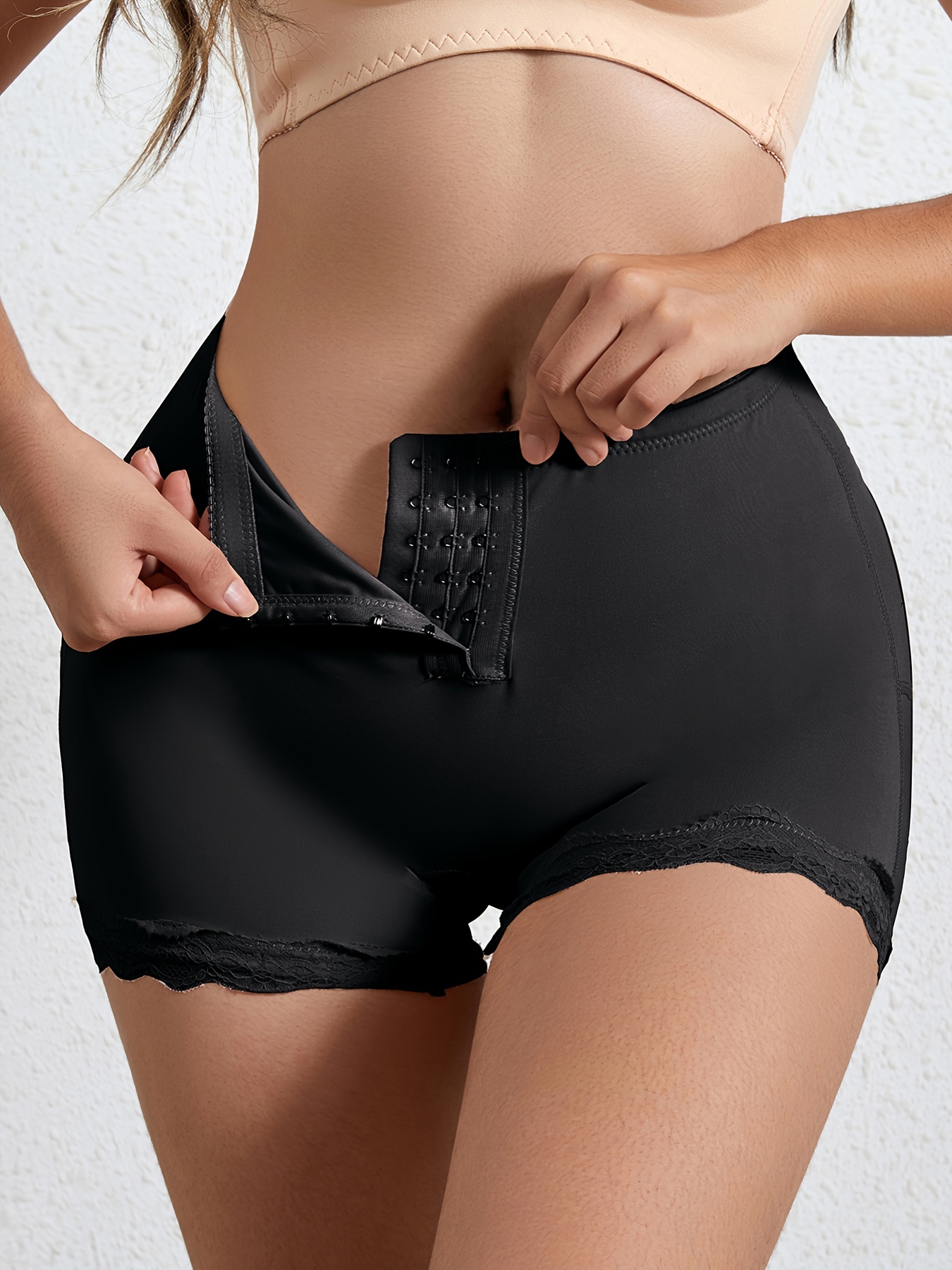Women's Butt Lifter Underwear Boyshorts Panties Body Shaper Buttocks Rich  Shapewear Booster Booty Shorts, Black, XL 