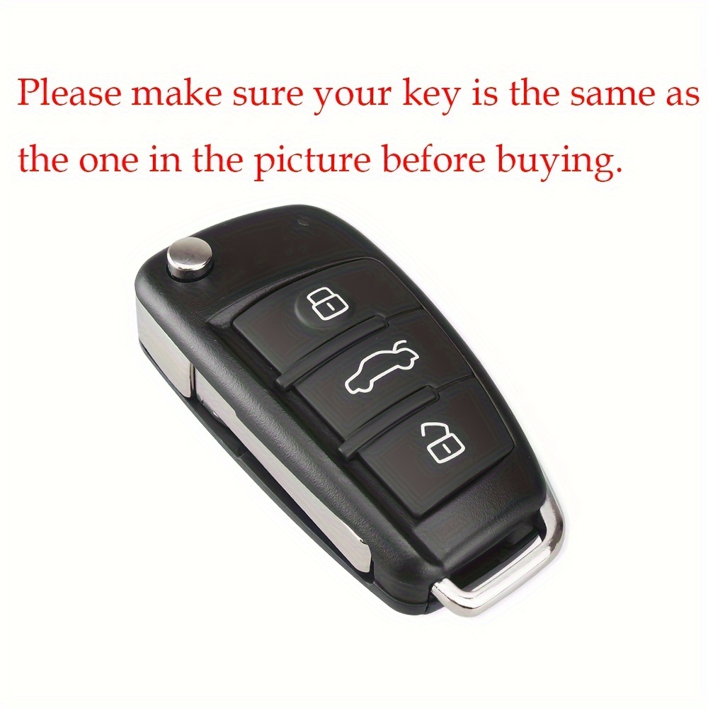 Étui de protection de clé de voiture en silicone, accessoires de clé, Audi  A3 A4 A5