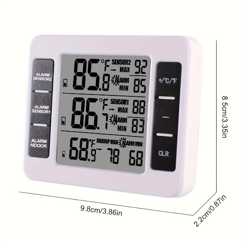 Wireless Indoor Outdoor Thermometer Hygrometer Hanging/Desktop