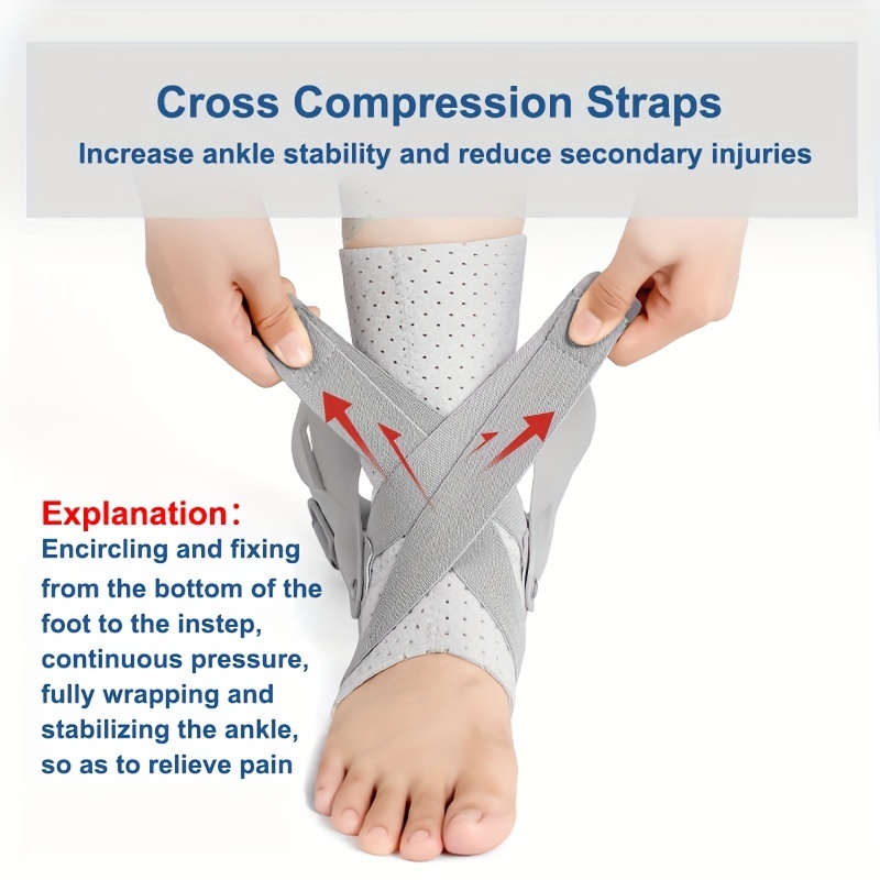 Adjustable Ankle Brace for Sports Recovery