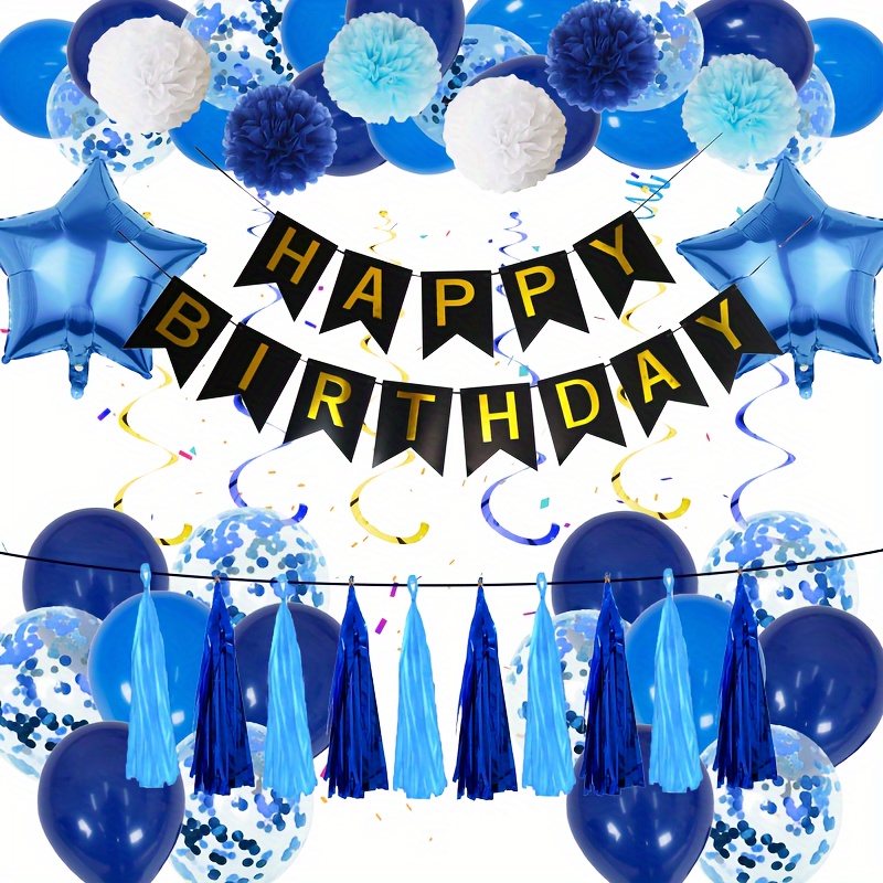 Kit de arco de guirnalda de globos de fiesta, decoraciones de fiesta de  cumpleaños, pancarta de fondo de fotografía y globos de aluminio para