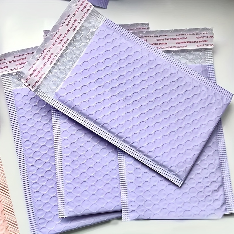 10pcs Purple Bubble Mailers Padded Poly Bubble Mailers
