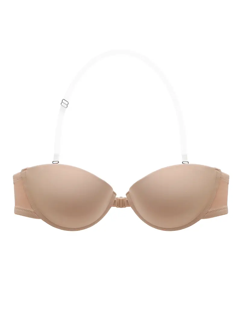Simple Solid Seamless Bra Comfy Breathable Transparent - Temu