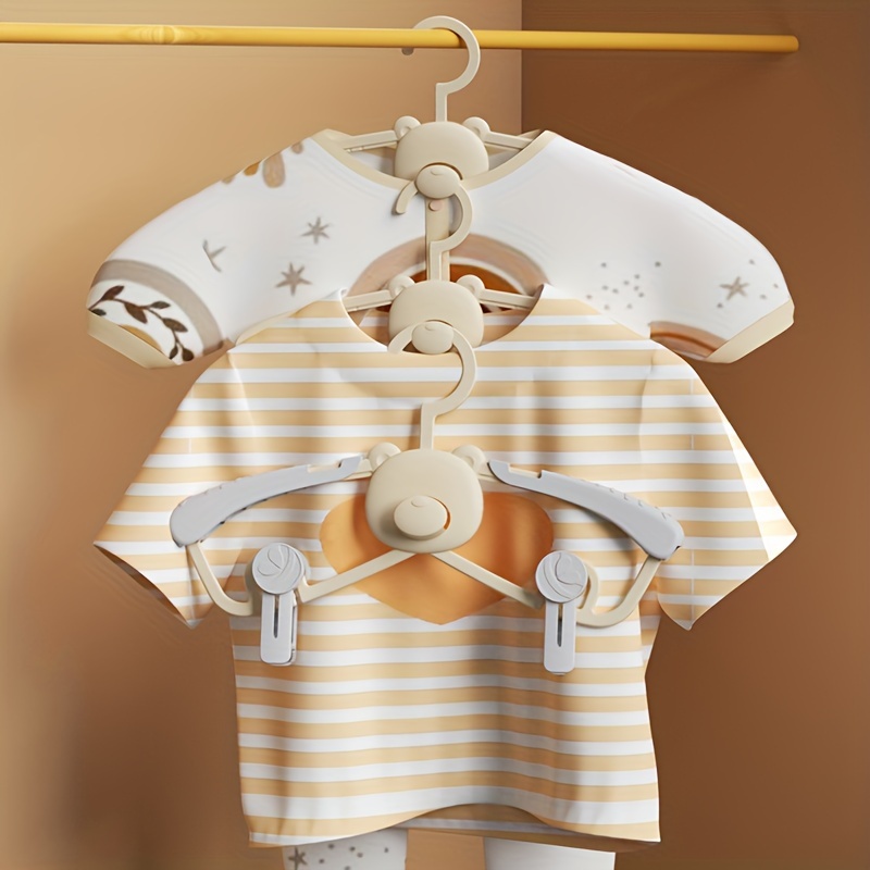 Baby Clothes Hanger,Non-slip Retractable,Closet Organizers,Plastic