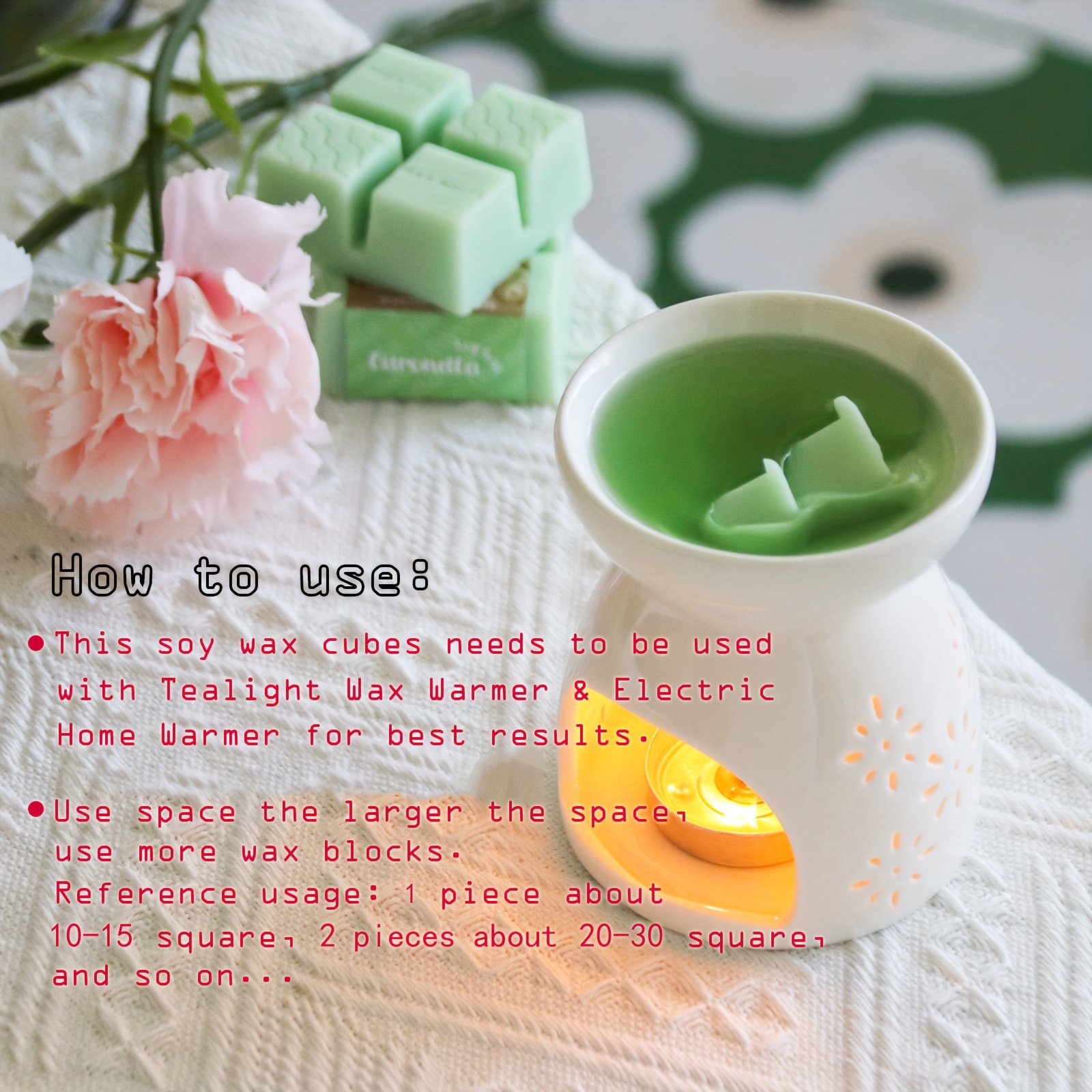 Scented Wax Melts Scented Soy Wax Cubes For Wax Warmer Enjoy - Temu