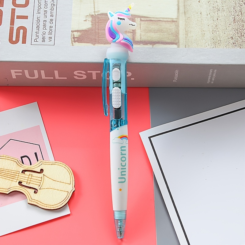 Unicorn Lamp Pen: Creative Luminous Light Ballpoint Pen - Temu