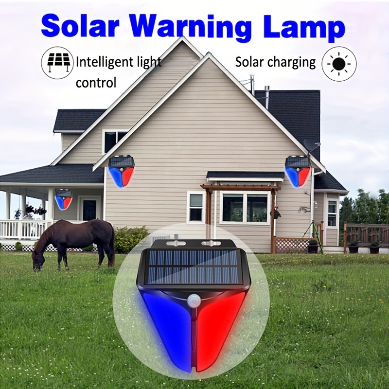 Auto-led-solarbetriebene Fälschungssicherheitsleuchte Simulierte  Alarmdrahtlose Warnung Anti-diebstahl-vorsichtslampe Blinklicht, Mehr  Kaufen, Mehr Sparen