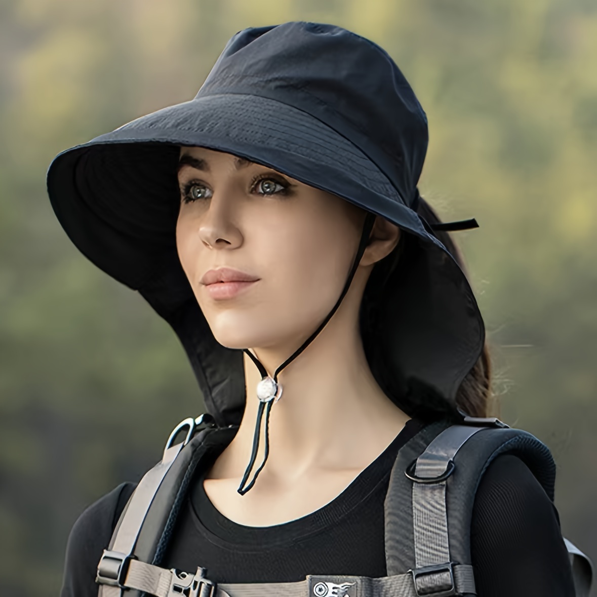 Summer Boonie Hat Breathable Bucket Hat Wide Brim Hiking - Temu