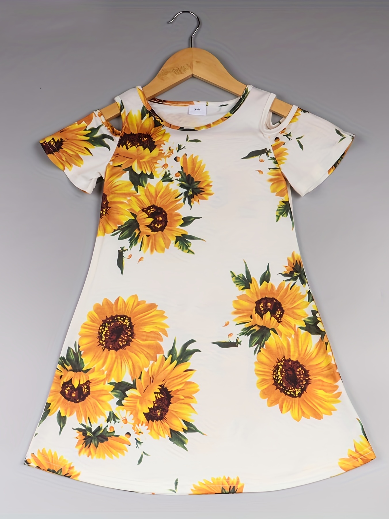 Sunflower Print Family Matching Swimsuits