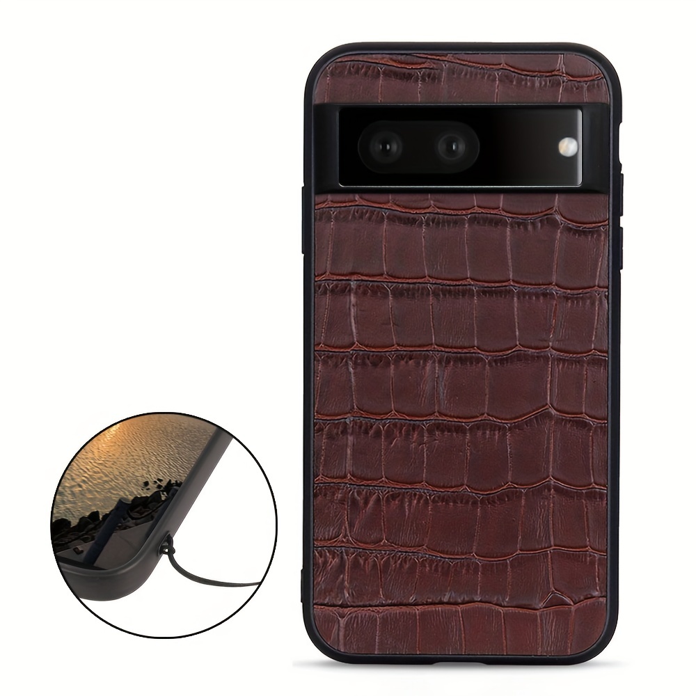 Case Google Pixel 8 Pro Mera Luxury Vintage Pu Leather Skin - Temu