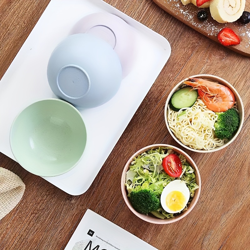 6pcs Unbreakable Cereal Bowl Microwave Dishwasher Safe