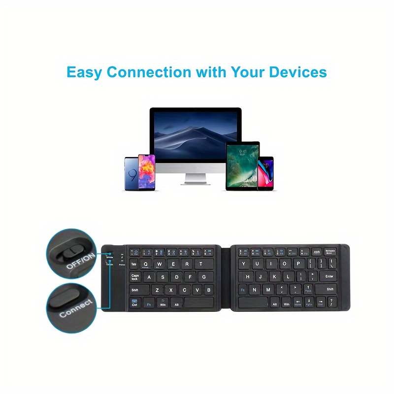 DOBO Mini tastiera wireless richiudibile portatile iOS windows andr