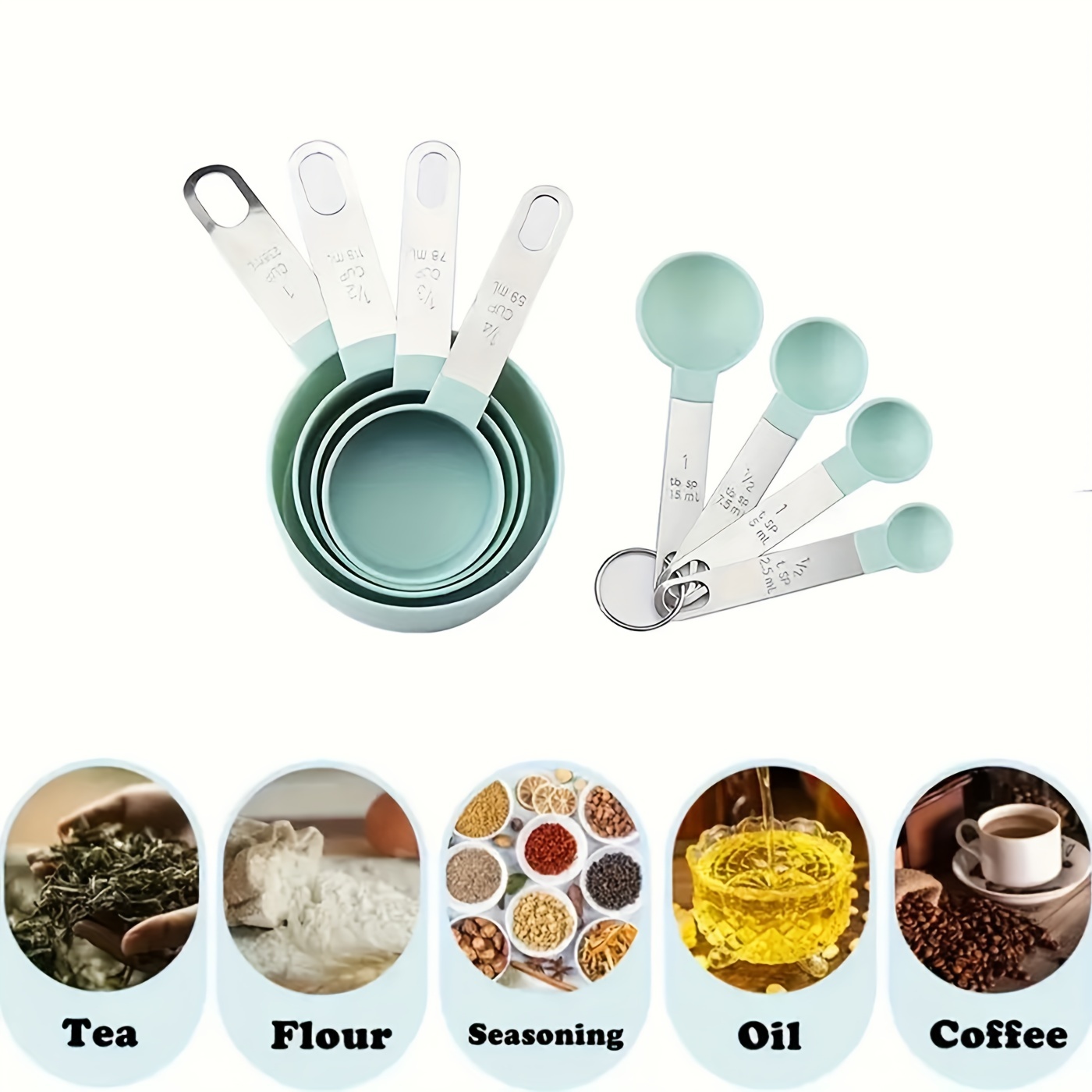Measuring Spoons Set | U-Taste 7 Pieces
