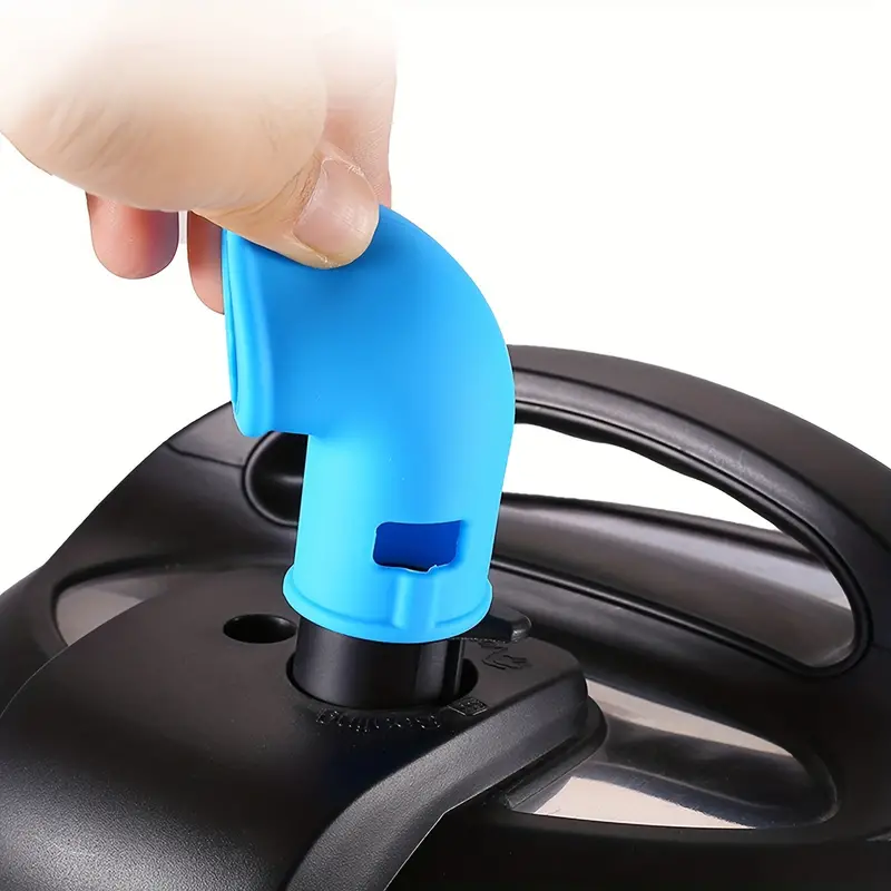 1pc silicone steam release diverter for instant pots silicone pipe air fryer accessories details 0