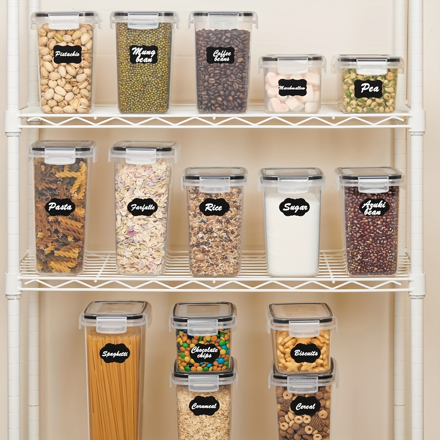Pantry Storage Container Chip Containers For Pantry Airtight Food Storage  Containers With Lids Kitchen And Pantry Organization