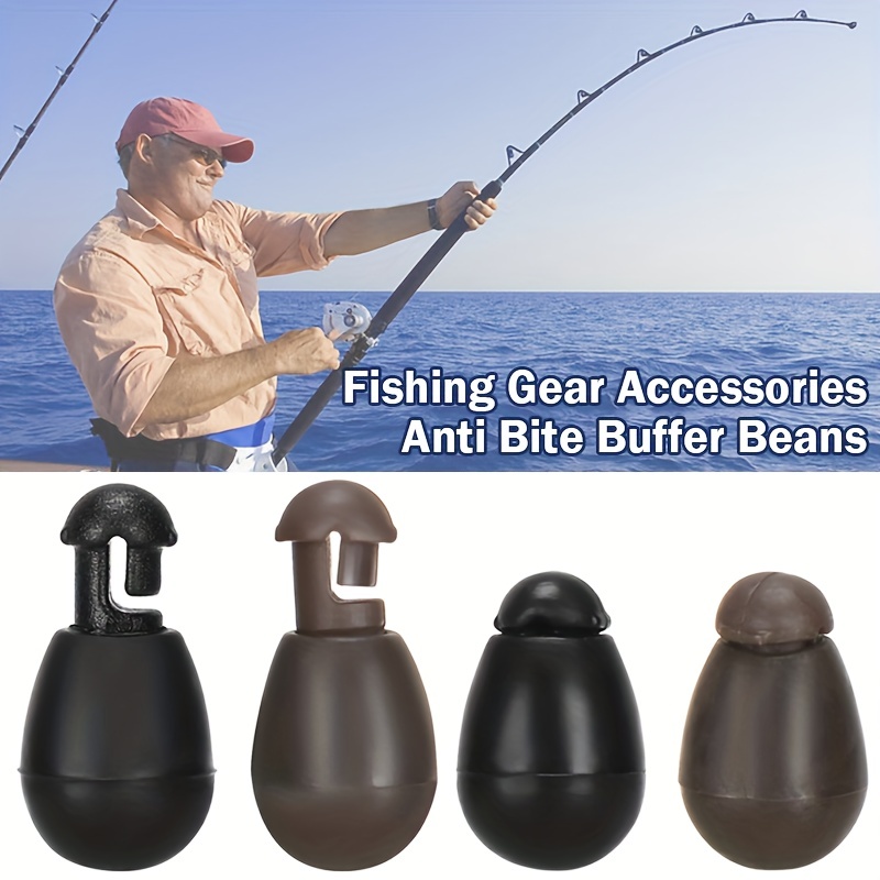 VGEBY Carp Fishing Rig Beads 50pcs Carp Fishing Beads 6mm Diameter Soft  Carp Fishing Rig Beads Carp Fishing Accessories(Brown)