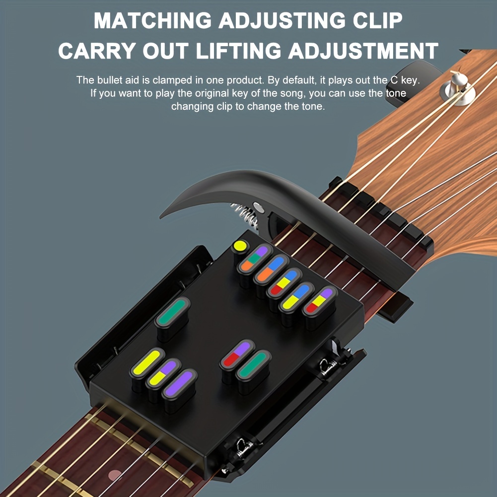 Shapefun Autocollants pour notes de guitare pour la touche - Apprentissage  facile des accords et des notes - Idéal pour guitare acoustique, guitare