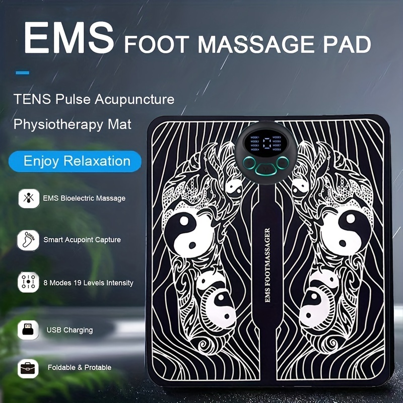 Dropship EMS Foot Massage Pad Electric Stimulator Massager Unit